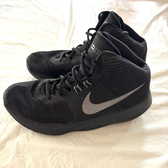 Nike Air Precision ll NBK Black Basketball Sneakers shoes SZ 7 NWOT main image 8